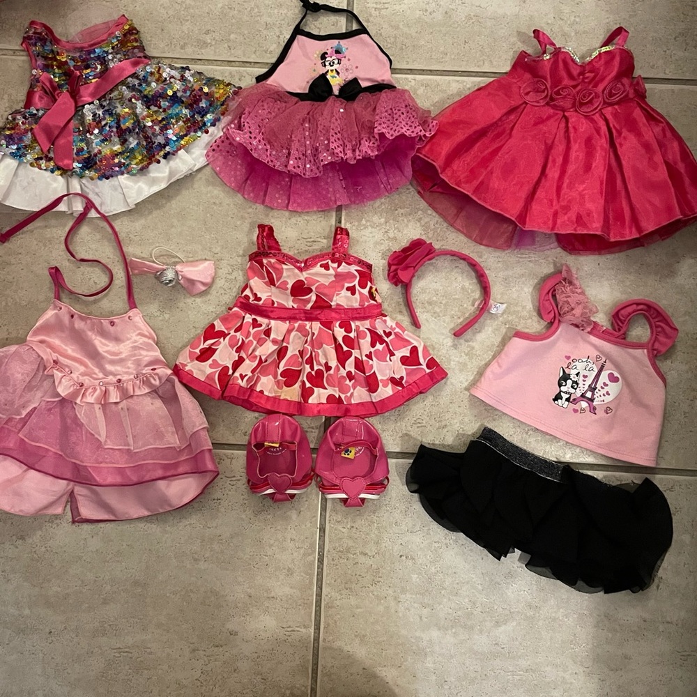 Build a Bear Sparkly Dresses